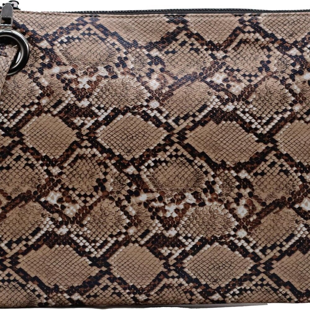 Womens Oversized Clutch Bag Large PU Leather Pouch Evening Handbags Envelope Pur